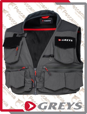 Weste Fischen Greys Tail Fly Vest Größe XXL/3XL Multitasche