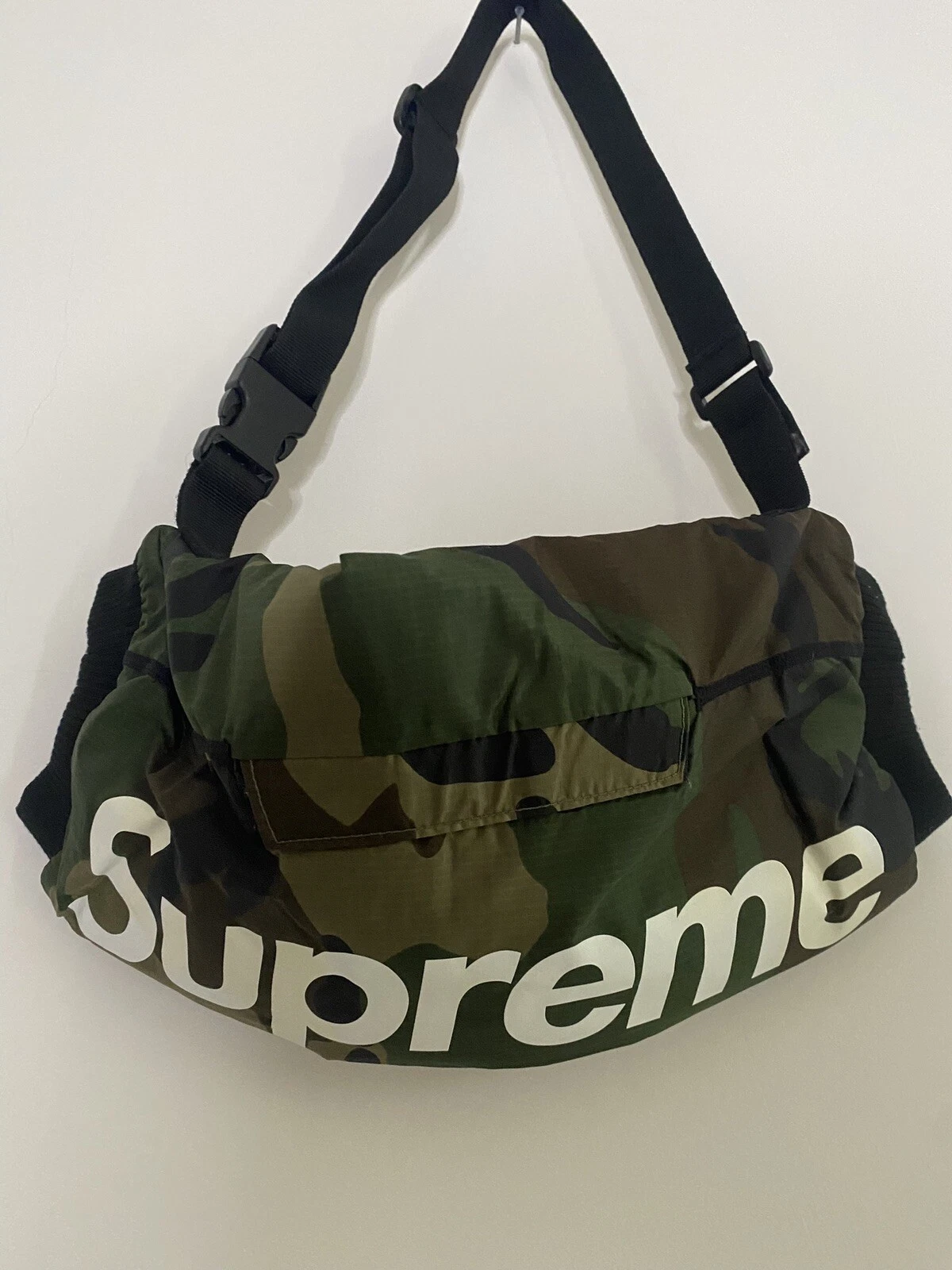 Neuf FW18 Supreme chauffe mains chauffe mains vert camouflage Cordura tissu Polartec 