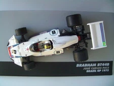 1975 MARTINI BRABHAM BT44B CARLOS PACE WINNER FORMULA 1 BRAZIL GP - 1/43 IXO NEW