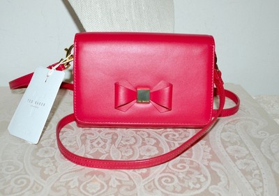 ted baker red crossbody bag