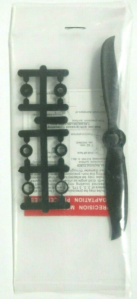 EMP RCtimer TGS 4.5x4.5E Precision Sport Propeller w/ Motor Shaft Adapter Rings - Image 2 of 4