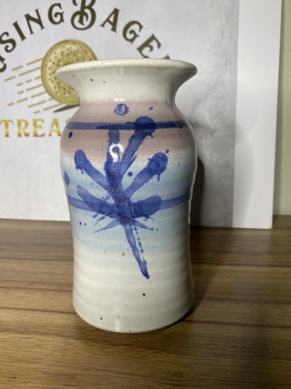 Robert Alewine Studio Pottery Vase Made In Gatlinburg TN eBay