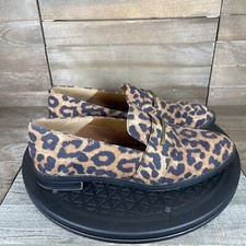 Franco Sarto Harrow Leopard Loafer Sz 6.5 Womens