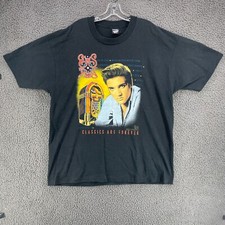 Vintage 90s 1992 Elvis Presley Classics Are Forever Made In USA XXL Black