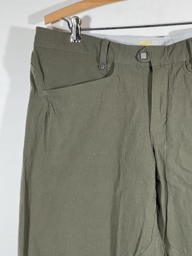 Mountain Hardwear Pants Womens 1 Green Chino Straight Leg Mid Rise Casual - Picture 14 of 23
