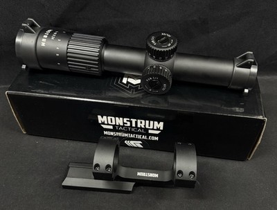 Monstrum 1-6x24 LVPO FFP G-Alpha Reticle Rifle Scope