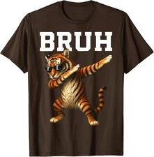 Vintage Bruh Game Day Funny Tigers Apparel Tigers Unisex T-Shirt