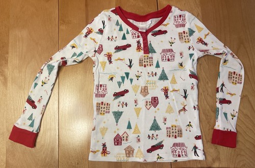 Girls LC Lauren Conrad PJs For Your Families Holiday Village Pajamas Size 6 EUC - Picture 6 of 11