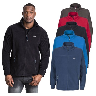 Trespass Mens Fleece Jacket with Full Zip Pockets Walking Trek