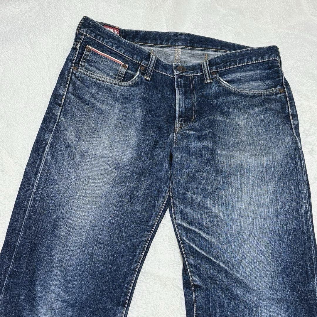 EDWIN 505ZX Men's Dark Blue Straight Denim Jeans 32-inch | eBay