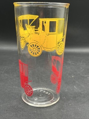 Antique Car Glass Pierce-Arrow Vintage Jelly/peanut Butter Drinking Jar