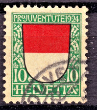 TIMBRE 1924 SUISSE N° 215-OBL. TB-VOIR SCAN-