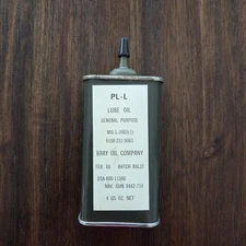 Pl-L Lube Oil General Purpose Bray Oil Company Feb 1966 4 Ounce Full Can