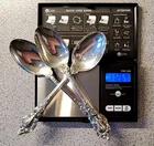 Lunt Eloquence Scrap Lot of 3 Sterling Silver 925 Teaspoons 112g - FOR SCRAP