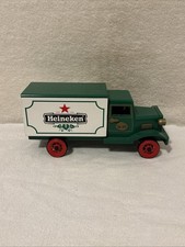 Vintage Collectible Heineken Promotional Wooden Toy/Display Truck 12”