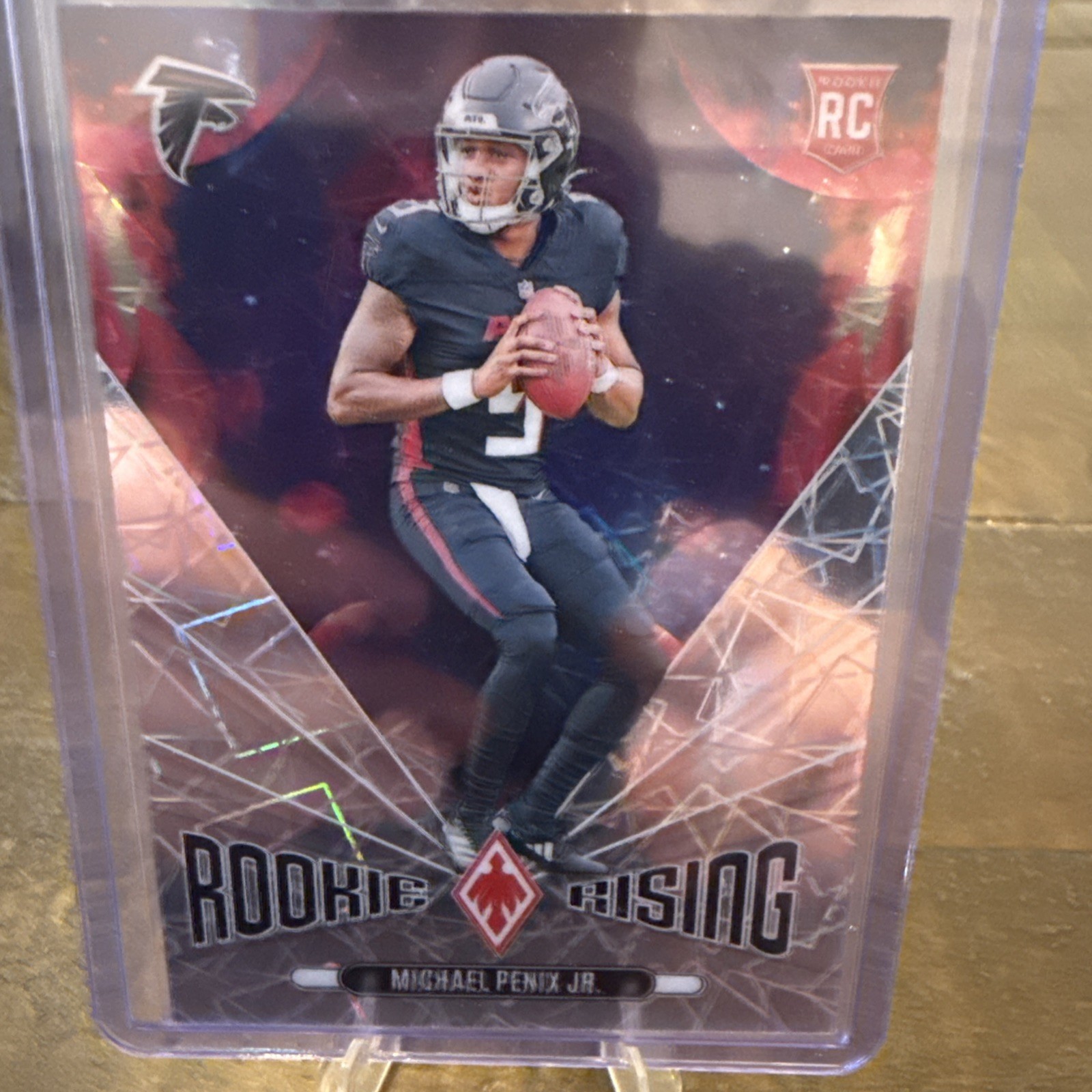 2024 Panini Phoenix - Rookie Rising Michael Penix Jr. #RR-MPJ Lazer (RC)