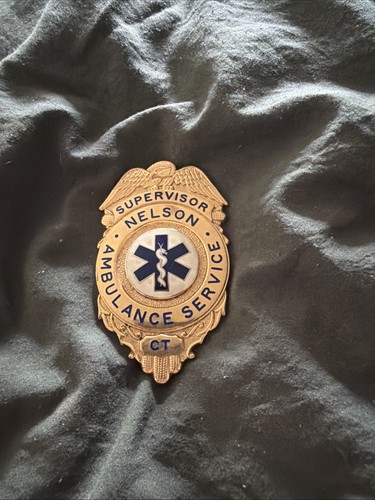 Nelson Ambulance (defunct) Supervisor Badge (CT)