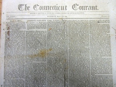 Best 1799 newspaper w Horatio Nelson naval BATTLE OF THE NILE Eyewitness account