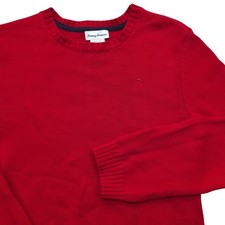Tommy Bahama Youth Teens Large 14-16 Red Pullover Long Sleeve Sweater