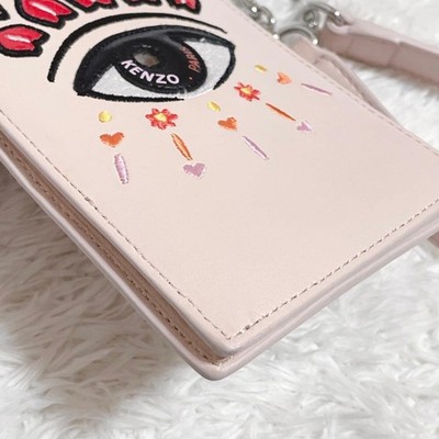 Kenzo Smartphone Shoulder Bag Case Chain Eye Motif Heart Limited