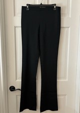 Versace black Viscose blend flat front straight leg dress pants sz 40. EUC!