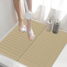 Shower Mat Non-Slip Bath Tub Shower Stall, 200 Suction Cups, Drain Holes