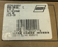 NEW Schlage BE365  CAM 626 Camelot Keypad Deadbolt In Satin Nickel