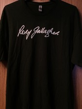 Rory Gallagher - Green Shirt With Facsimile Signature - 3XL