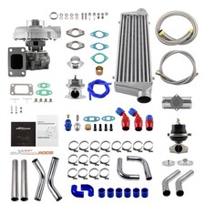 T3 T4 T04e Universal Turbo Kit Piping Wastegate Turbo Intercooler 400hp T3 T4 T04e Universal Turbo Kit Piping Wastegate Turbo Intercooler 400hp