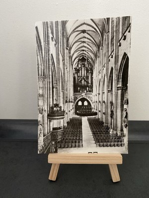 Postcard Cathedral of Halberstadt, Central Nave View to the West, 1994, Architecture