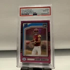 2024 Panini Donruss Rated Rookie Jayden Daniels #389 Optic Pink Prizm PSA 10