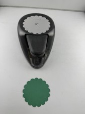 Paper Shapers 3" Scallop Circle Punch Large Lever Craft Scrapbooking