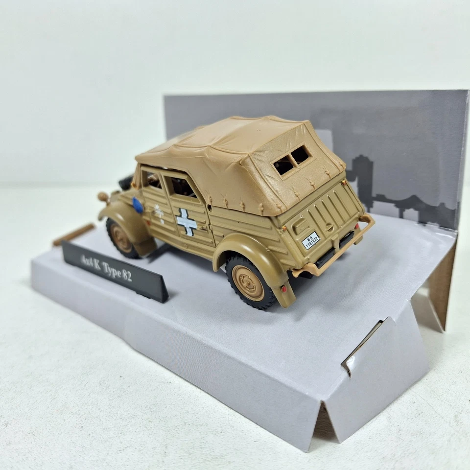 1/43 Volkswagen Type 82 4x4 cabriolet Afrika Corps Erwin Rommel 1941 Hongwell - Imagen 2 de 3