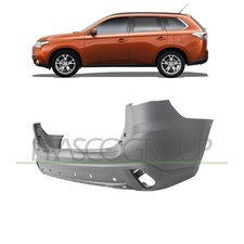 Stoßstange hinten grundiert für Radlaufleiste für Mitsubishi Outlander ab 09/18 