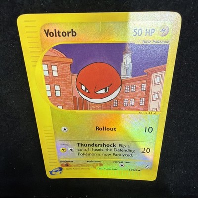Voltorb 064/147 Aquapolis Reverse Holo