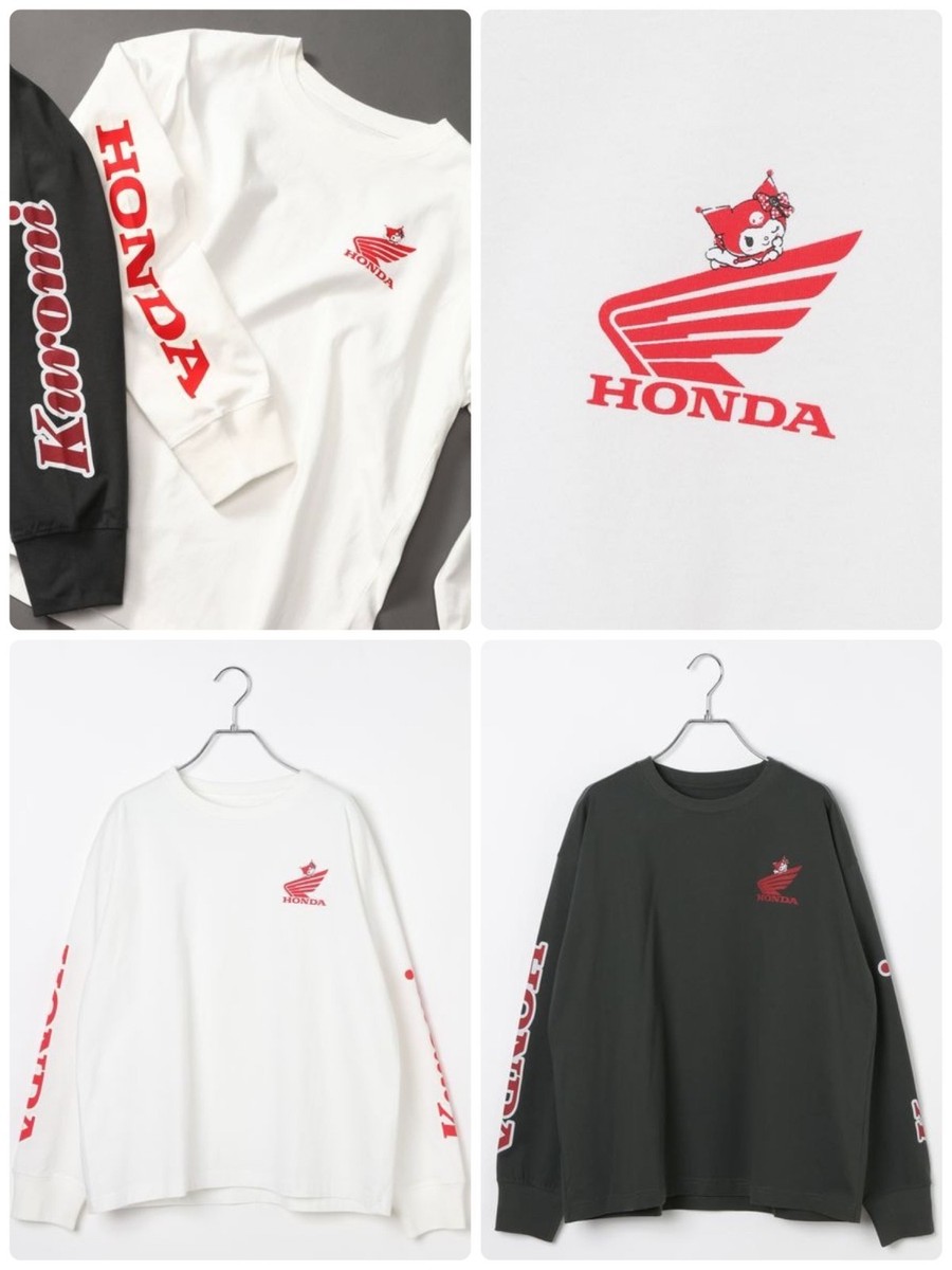 Honda x Kuromi】Tee Logo Long Sleeve / 640888 White、Charcoal | eBay