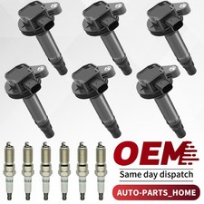 6x Oem Ignition Coil 6x Iridium Spark Plug For Ford Lincoln 3.5l 3.7l V6 Uf553 6x Oem Ignition Coil 6x Iridium Spark Plug For Ford Lincoln 3.5l 3.7l V6 Uf553