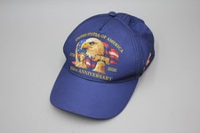 250th Anniversary American Eagle Printed Baseball Hat Patriotic USA Cap Blue NEW