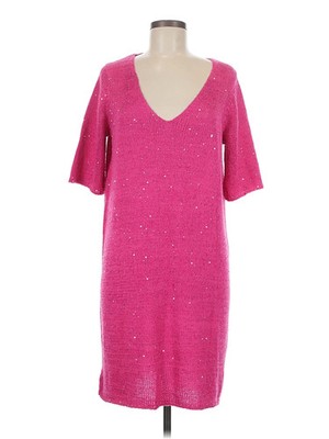 Vero Moda Women Pink Casual Dress M