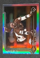 2025 Topps Chrome Update - ELLY DE LA CRUZ - Sepia Refractor Reds - #USC189