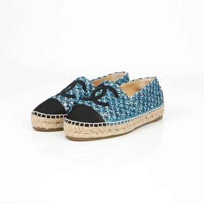CHANEL Espadrilles logo CC taille 36 G29762 154771416 [U] - Photo 1/4