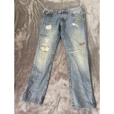 Scotch & Soda Ralston Regular Slim Fit Distressed Jeans Amsterdam 32x29 Light