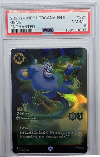 Genie - Of the Lamp graded PSA 8 for sale on eBay