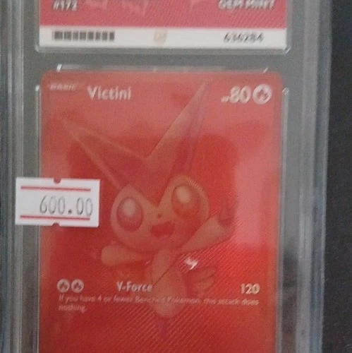ACE 10 Pokémon TCG Victini Black & White Black Star Full Art Holo EN