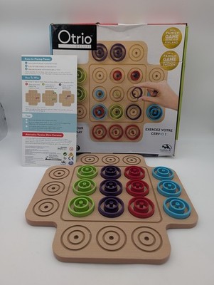 Otrio Deluxe Wood Strategy-Based Family Board Game Award-Winning STEM