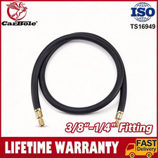6FT HVAC Vacuum Hose 1/2"ID 3/8"-1/4" Fitting Universal For Refrigerant