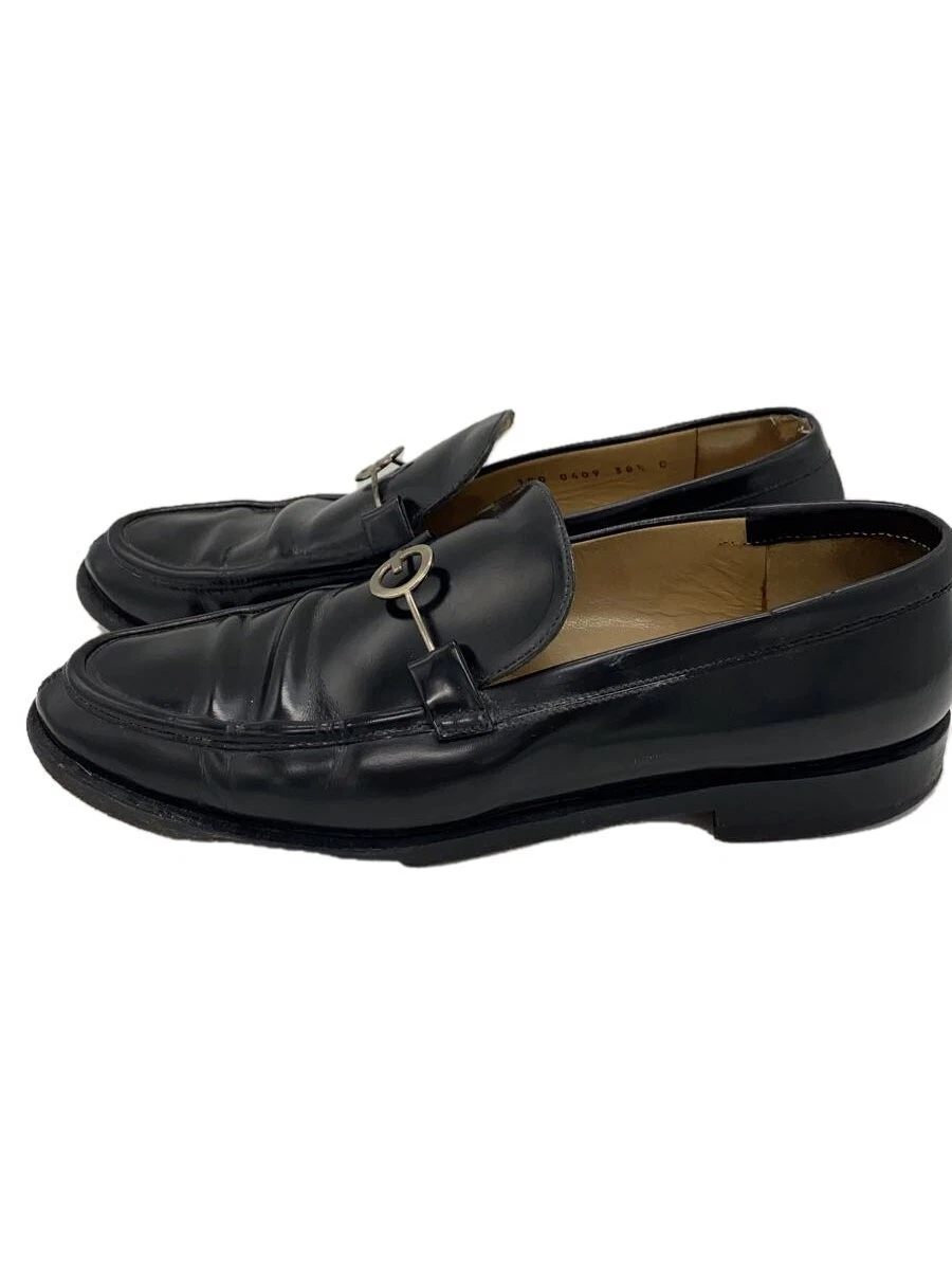 Mocassins Gucci cuir noir pointure 38,5 chaussures habillées classiques occasion