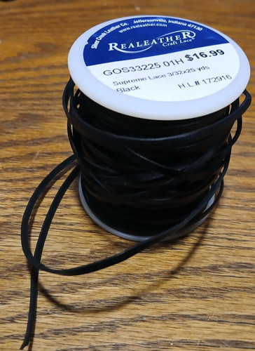 Realeather Craft Lace - Spool of Black