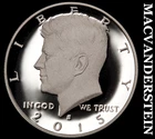 2015-S Kennedy Half Dollar- Silver- Choice Gem Proof Luster No Reserve #i9455