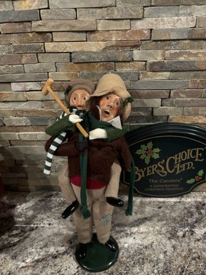 Byer s Carolers Bob Cratchit And Tiny Tim